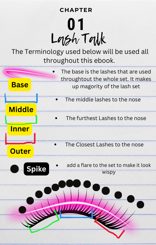 SheLashedMe Lash Map Ebook